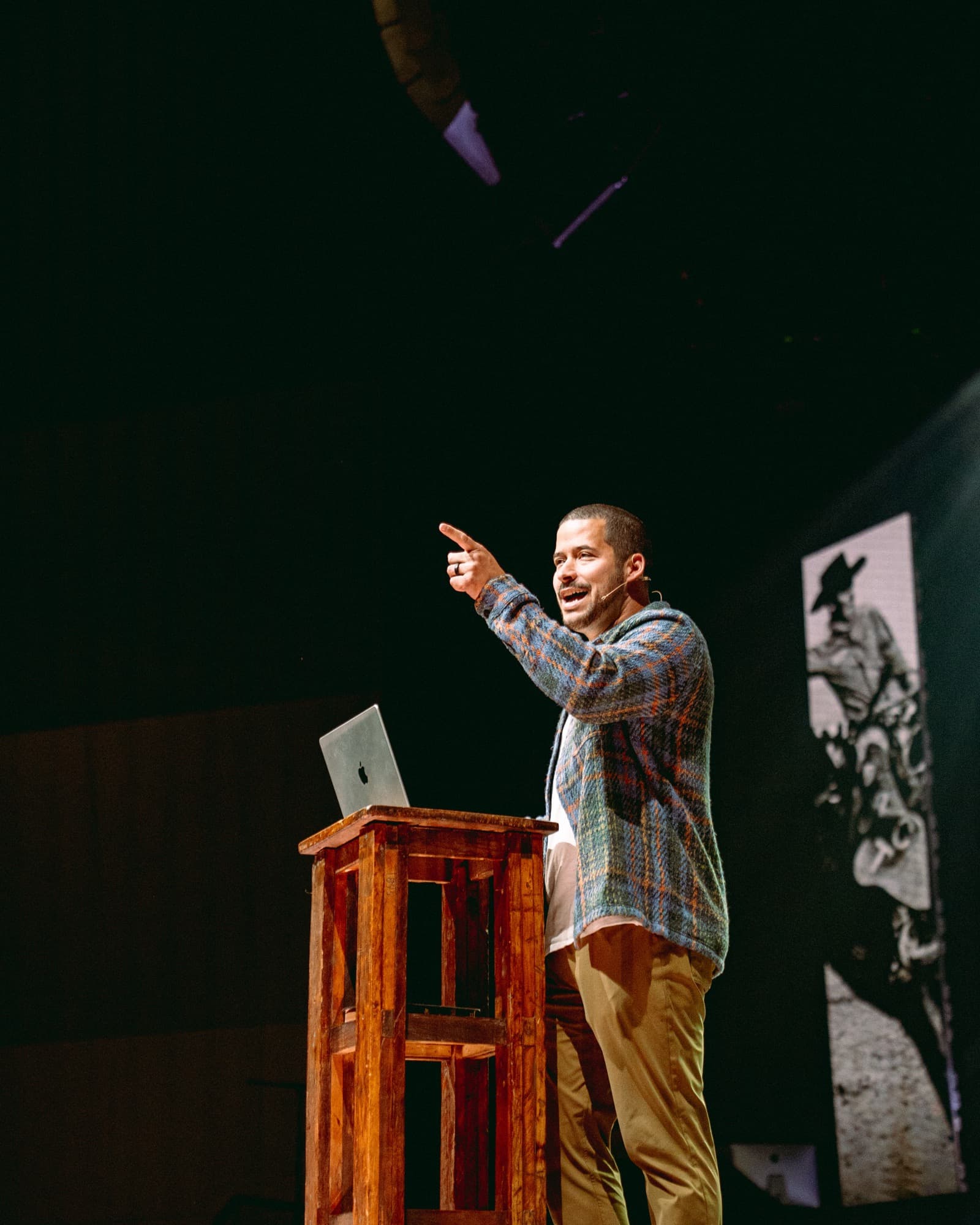 Jeff on stage
